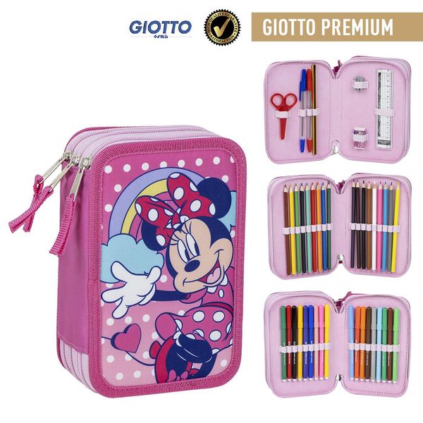 MINNIE PENCIL CASE WITH ACCESSORIES GIOTTO MINNIE