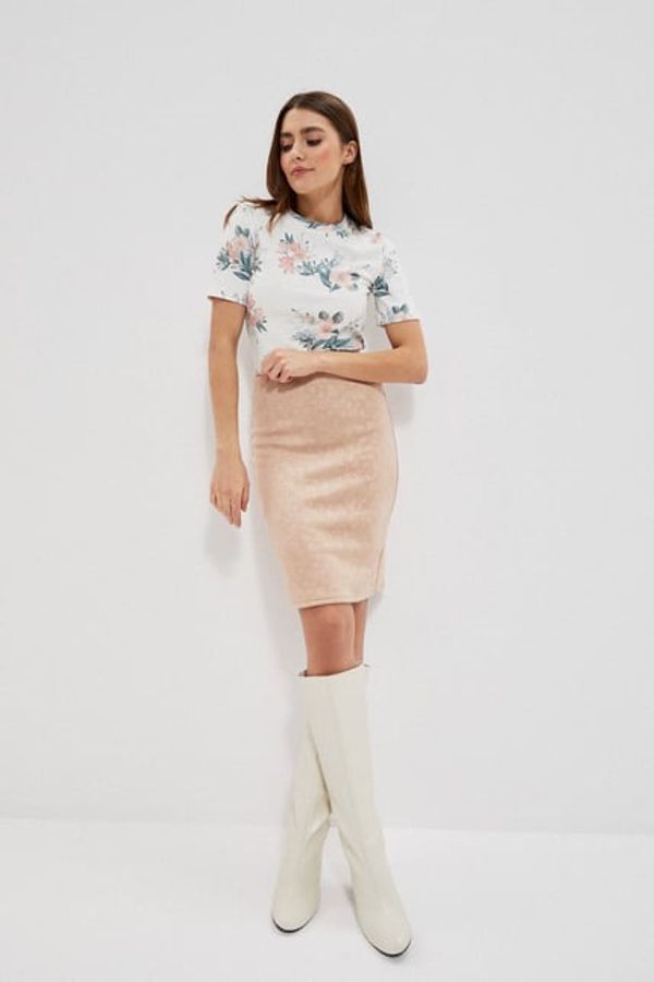 Moodo Pencil skirt - beige