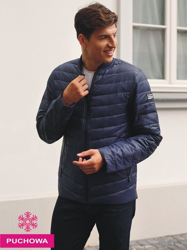 PERSO PERSO Man's Jacket PKH919021HX Navy Blue