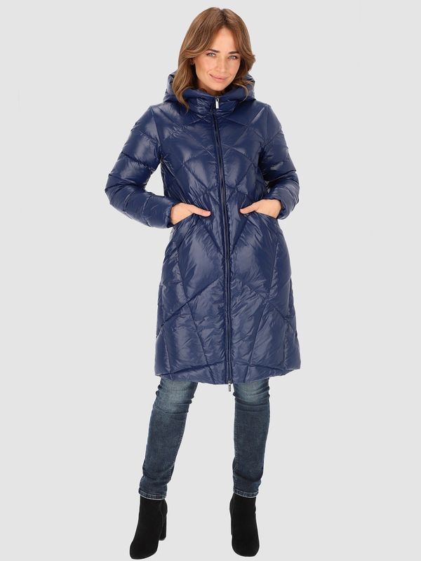 PERSO PERSO Woman's Jacket BLH236060FX Navy Blue