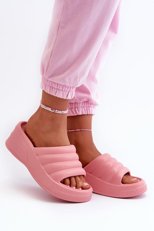 PH2 PH2 Light Foam Women's Wedge and Platform Sandals Pink Tendrea