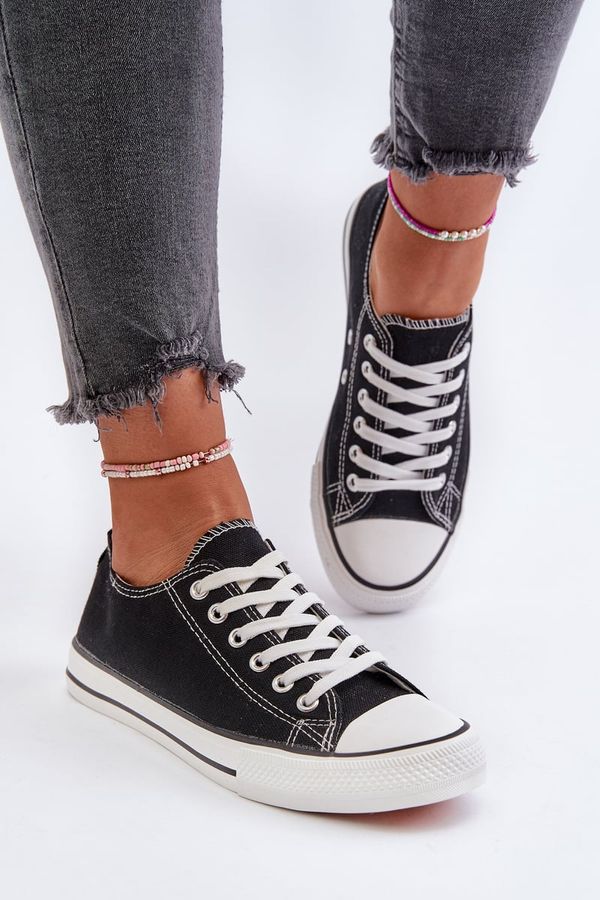 PH2 PH2 Women's Classic Low Black Sneakers Caelira