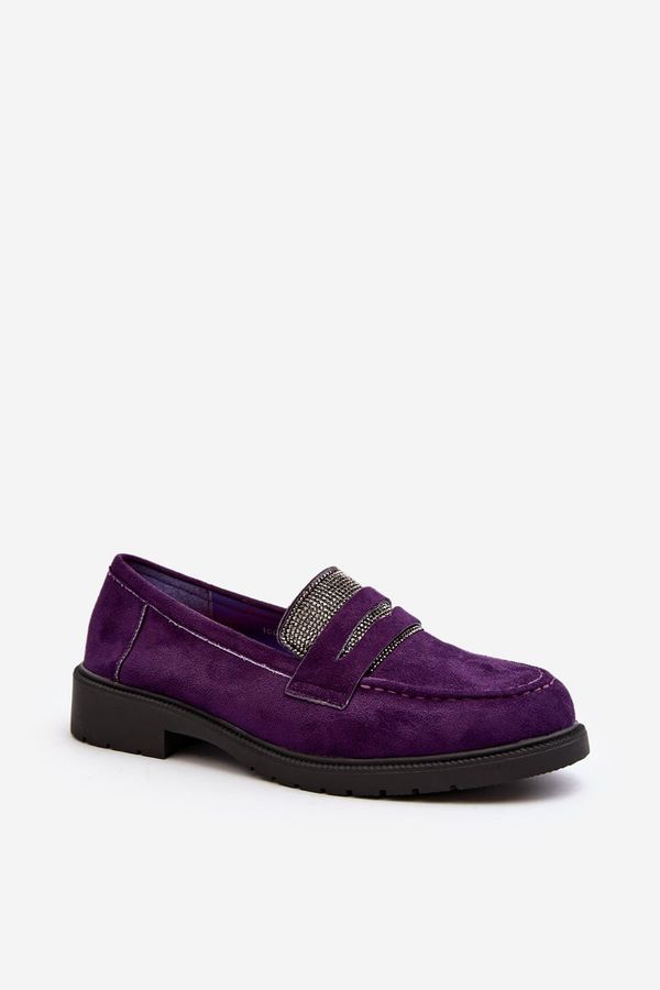 PH2 PH2 Women's Embellished Moccasins Purple Dananei