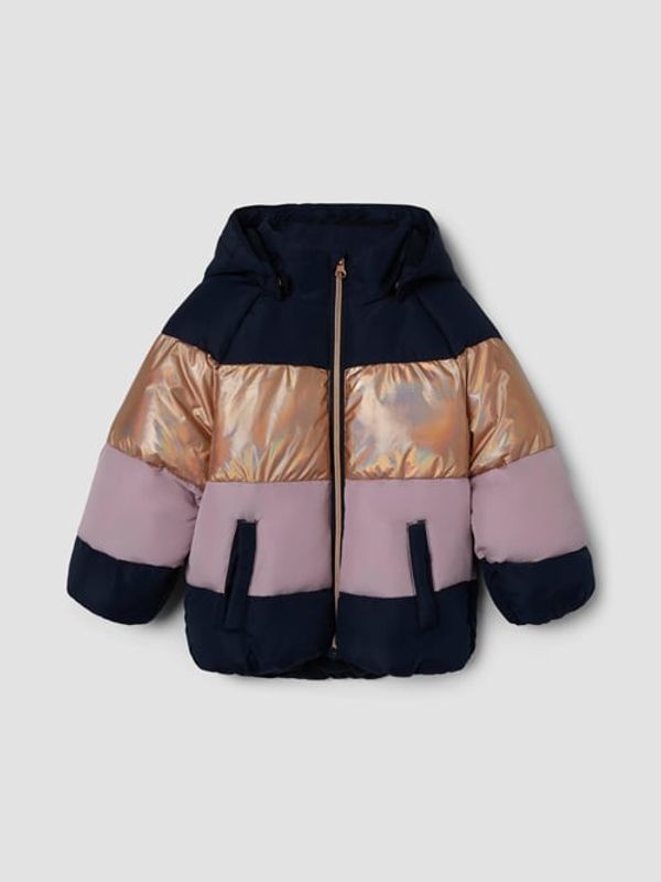 name it Pink and Blue Girls' Quilted Jacket Name It Mille