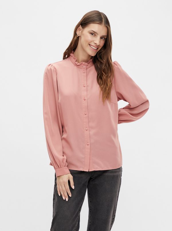Vila Pink blouse VILA Simple - Ladies