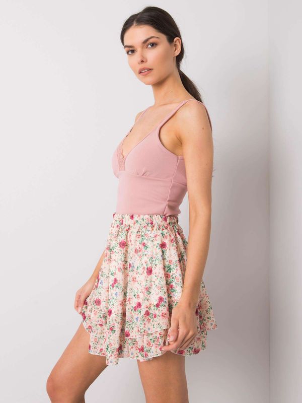Fashionhunters Pink crop top Zemya RUE PARIS