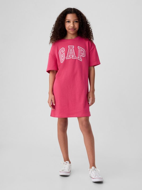 GAP Pink girl's dress with GAP logo