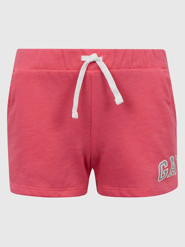 GAP Pink girls' shorts logo GAP