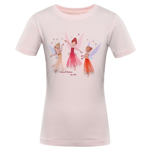 NAX Pink girls' T-shirt NAX LORETO