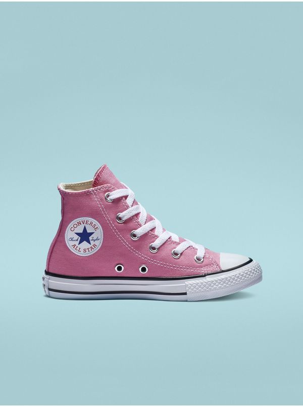 Converse Pink Girly Ankle Sneakers Converse Chuck Taylor All Star - Girls