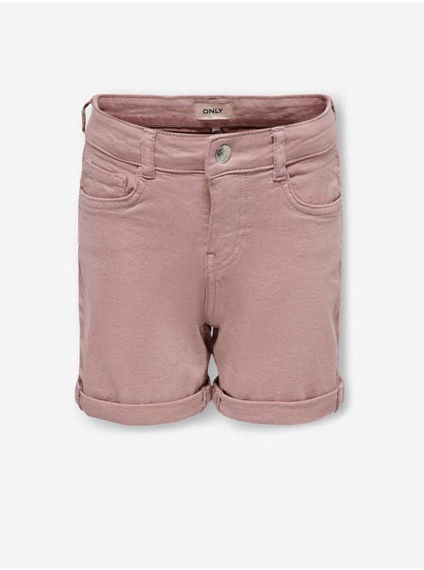 Only Pink Girly Denim Shorts ONLY Phine - Girls