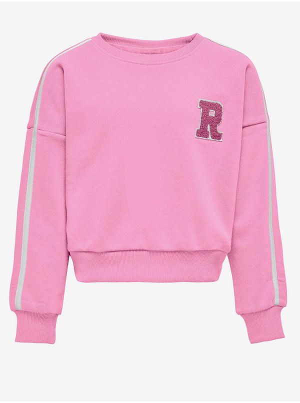 Only Pink girly sweatshirt ONLY Selina - Girls