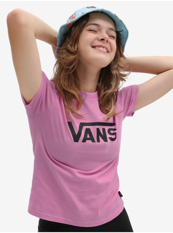 Vans Pink Girly T-Shirt VANS Flying Crew Girls - Women