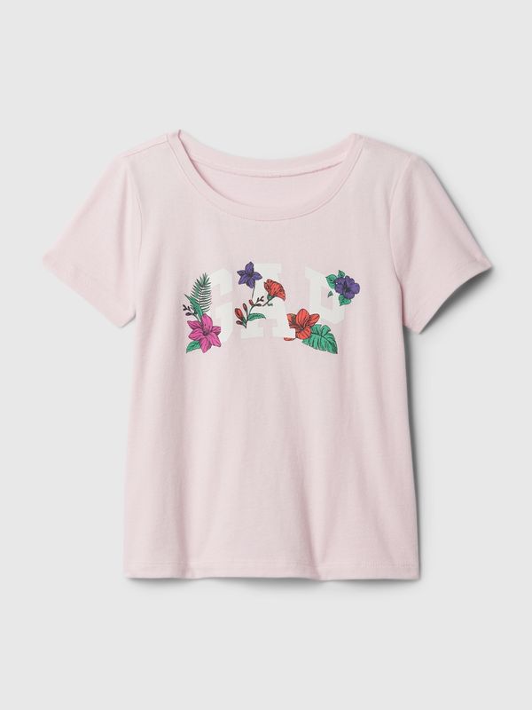 GAP Pink girly T-shirt with GAP logo