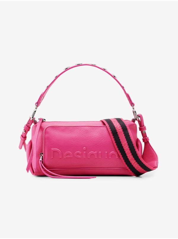 DESIGUAL Pink Ladies Handbag Desigual Half Logo Urus - Women