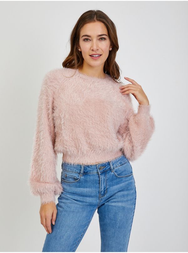 Orsay Pink Ladies Sweater with Balloon Sleeves ORSAY - Women
