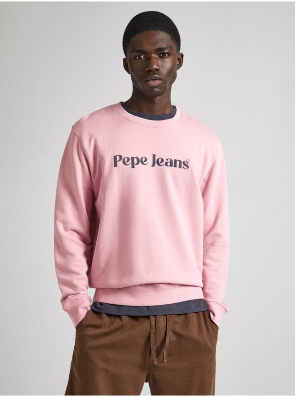 Pepe Jeans Pink Men's Pepe Jeans Sweatshirt - Men's