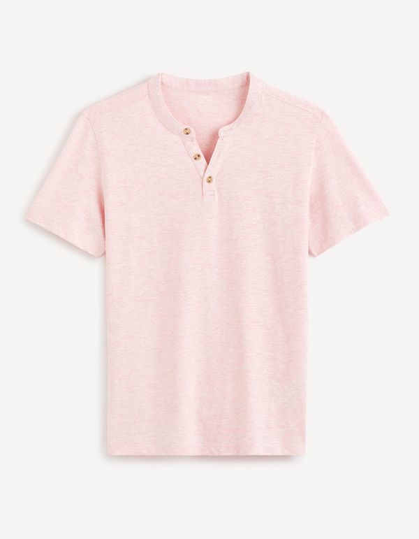 Celio Pink men's T-shirt Celio Cegeti