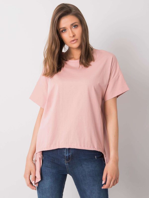 Fashionhunters Pink T-shirt Alena RUE PARIS