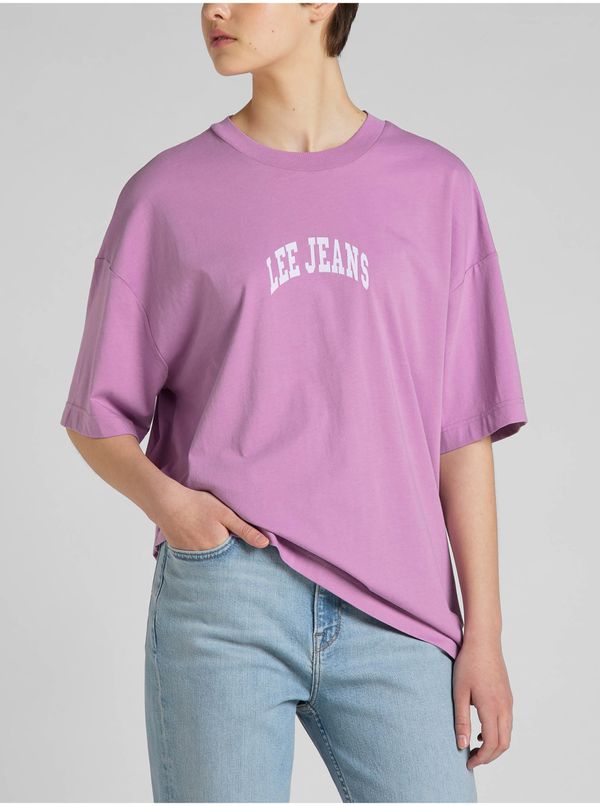 Lee Pink Women Oversize T-Shirt Lee - Women