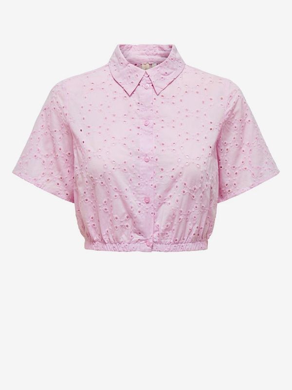 Only Pink women's cropped shirt ONLY Kala Alicia