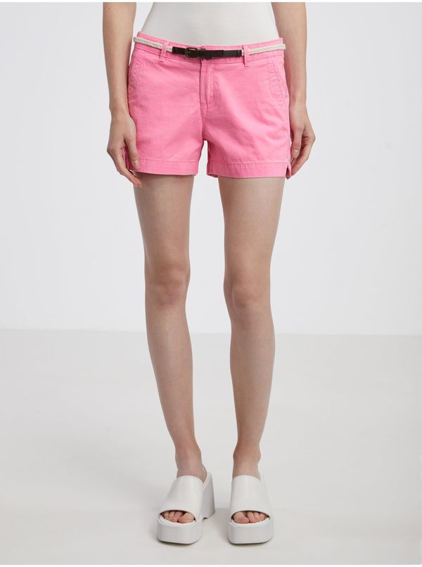 CAMAIEU Pink Womens Shorts CAMAIEU - Women