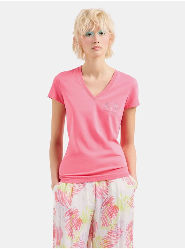 Armani Pink women's T-shirt Armani Exchange - Women