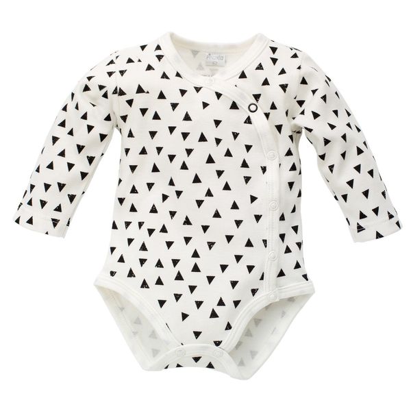 Pinokio Pinokio Kids's Happy Day Buttoned Longsleeve Bodysuit