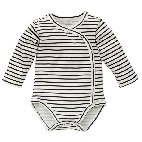 Pinokio Pinokio Kids's Happy Day Buttoned Longsleeve Bodysuit