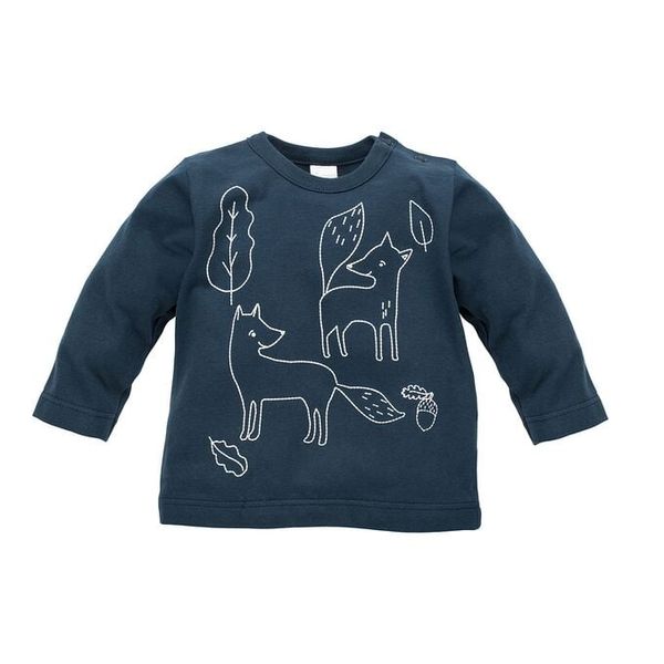 Pinokio Pinokio Kids's Secret Forest Longsleeve Blouse Navy Blue