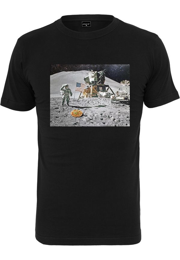 Mister Tee Pizza Moon Landing Tee Black