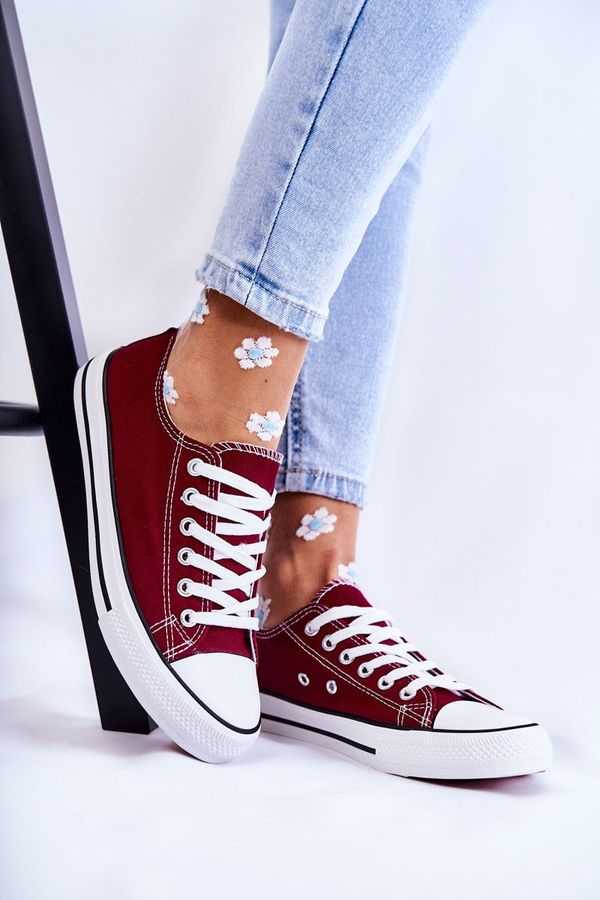 PJ1 PJ1 Women's Classic Sneakers maroon Be Mine