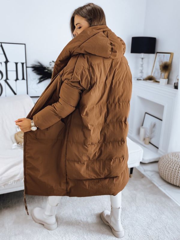 DStreet Płaszcz damski MELVIN kamelowy Dstreet