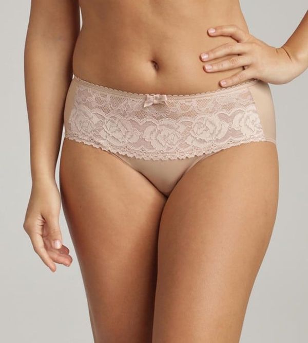 Playtex PLAYTEX FLOWER ELEGANCE MIDI BRIEF - Women's lace panties - nude