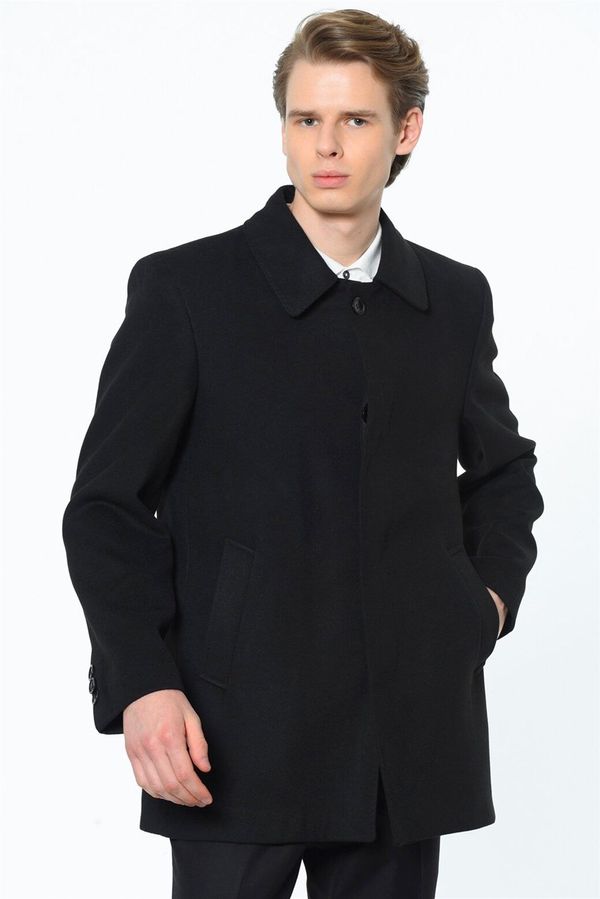 dewberry PLT8206 DEWBERRY MEN'S COAT-BLACK