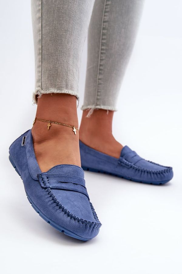 PM1 PM1 Women's Loafers in Blue Eco Suede Rerceria