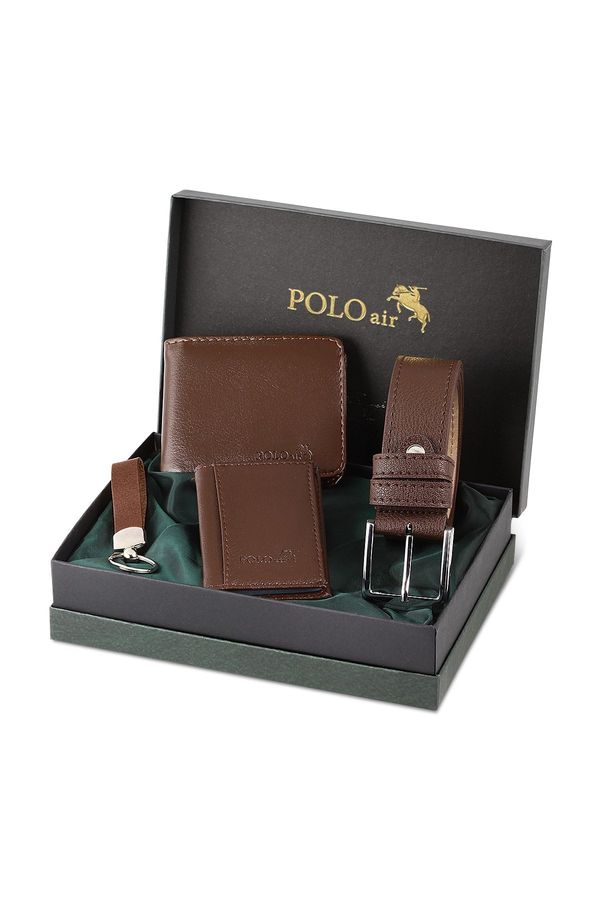 Polo Air Polo Air Wallet - Brown - Plain