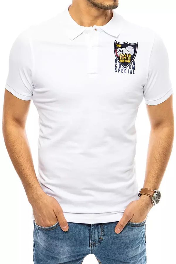 DStreet Polo shirt embroidered with white Dstreet