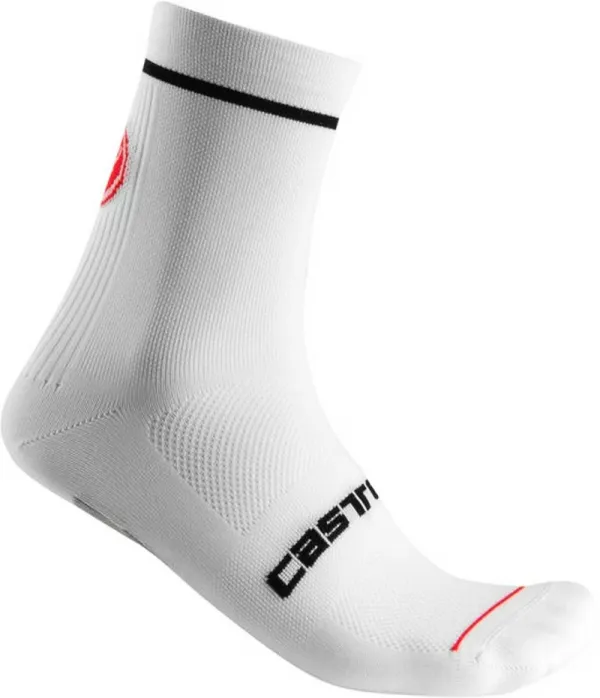 Castelli Ponožky Castelli  Entrata 9 Sock White