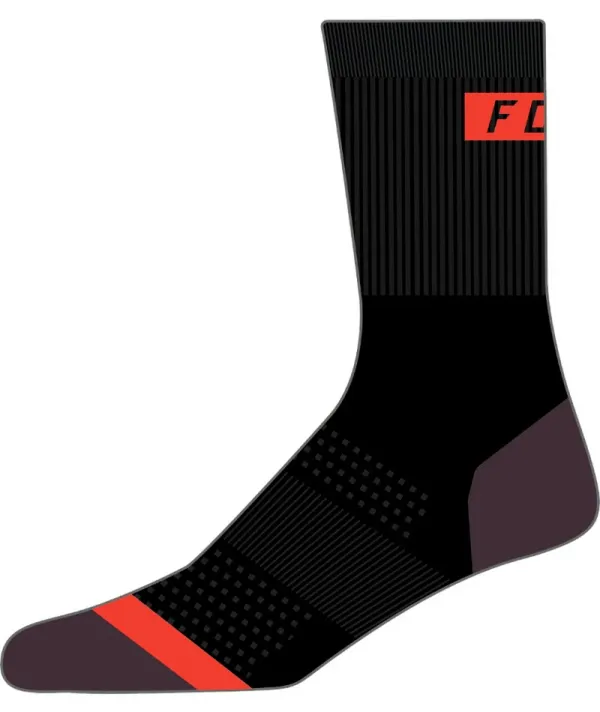 Fox Ponožky Fox  Womens 6" Flexair Merino Sock Black