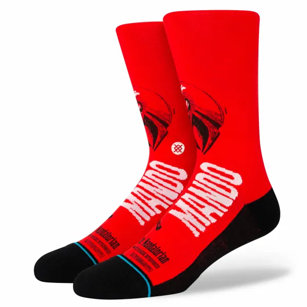 Stance Ponožky Stance  MANDO WEST Red