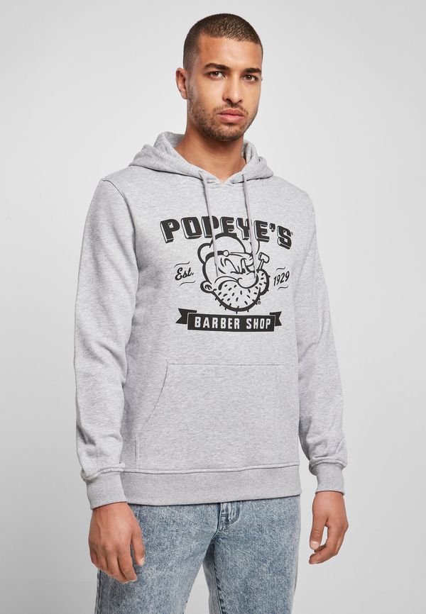 Merchcode Popeye Barber Shop Hoody Grey