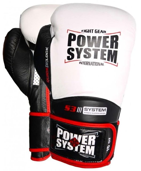 Power System Power System Impact Evo Boxing Gloves - White 14oz