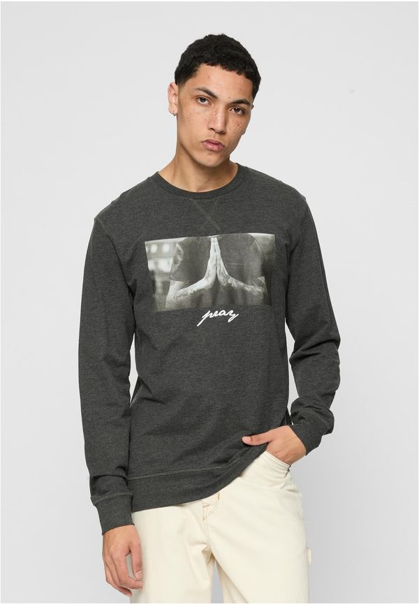 Mister Tee Pray Charcoal Crewneck