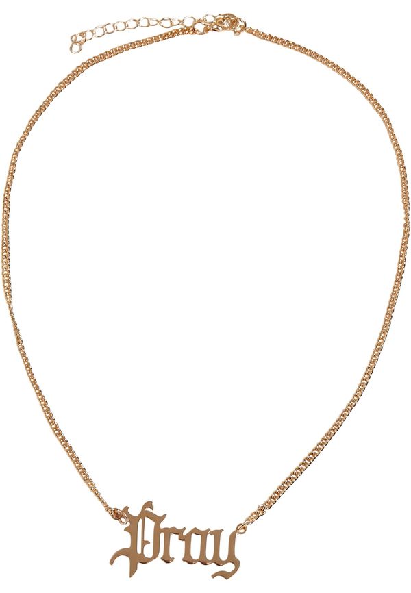 MT Accessoires Pray Chunky Gold Necklace