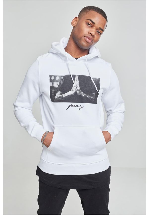 Mister Tee Pray Hoody White