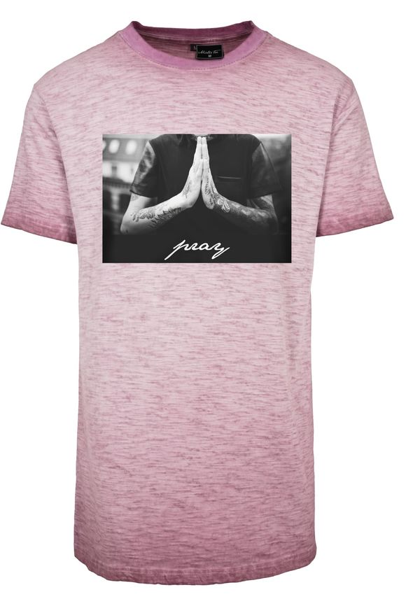 MT Men Pray Tee Burgundy