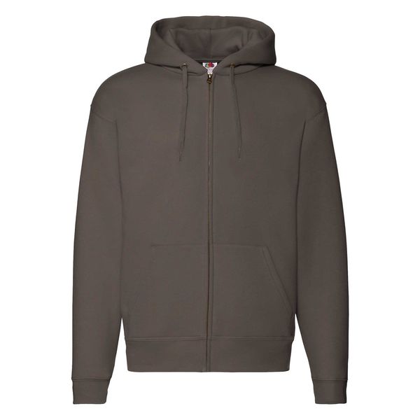 Fruit of the Loom Premium Fruit of the Loom Men's Chocolate Hoodie