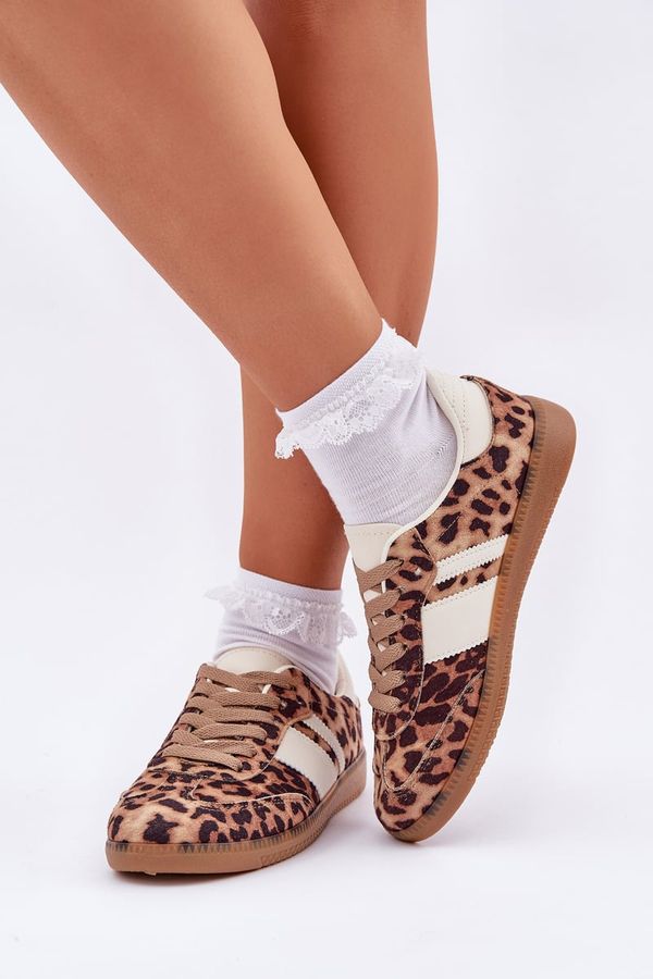 PS1 PS1 Low Women's Sneakers In Leopard Print Brown Biklla
