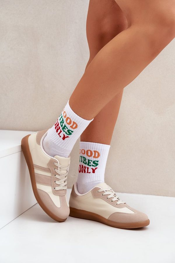 PS1 PS1 Low Women's Sneakers Made Of Eco Leather Beige Nonalorin